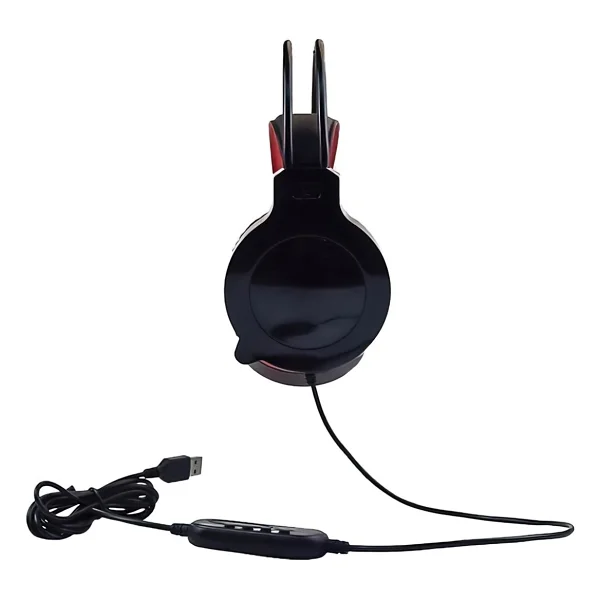 Dexim Slayer USB Profesyonel Mikrofonlu Oyuncu Kulaklığı - Kırmızı - Görsel 2