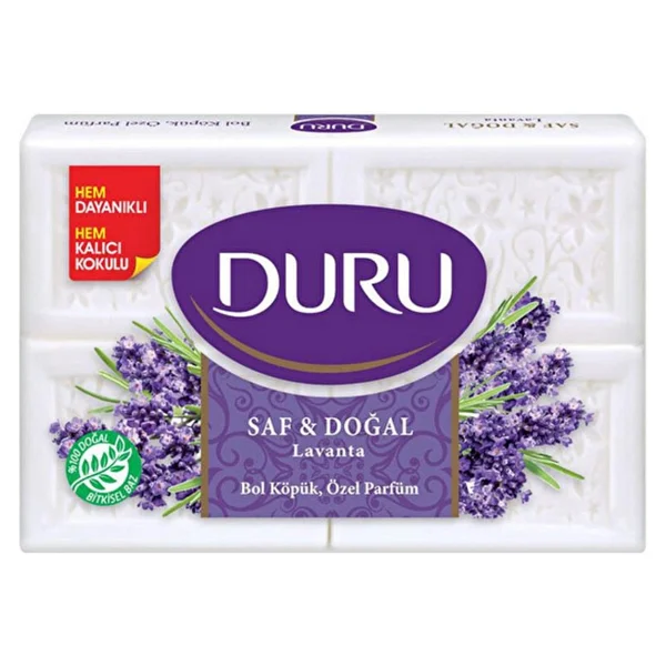 Duru Saf & Doğal Lavanta 4x150 Gr Banyo Sabunu - Görsel 4