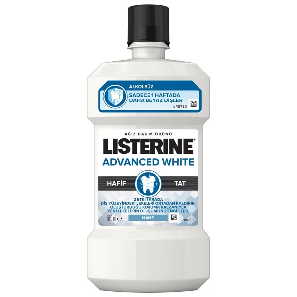 Listerine Advanced White Hafif Tat 500 Ml Gargara - Görsel 7