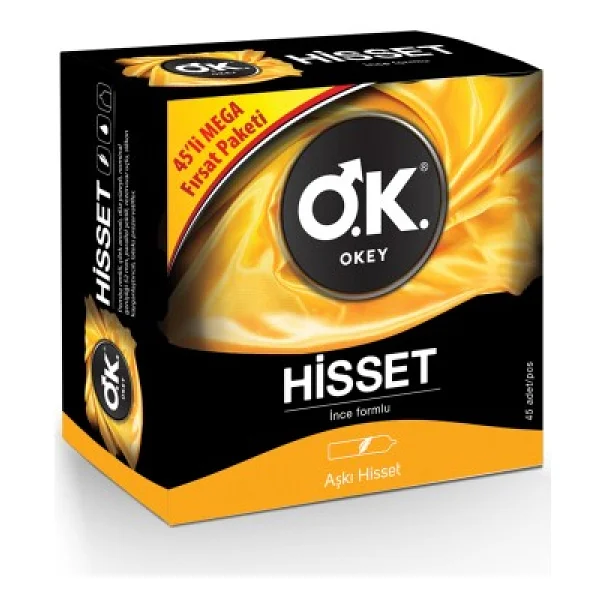Okey Hisset 45'li Prezervatif - Görsel 6