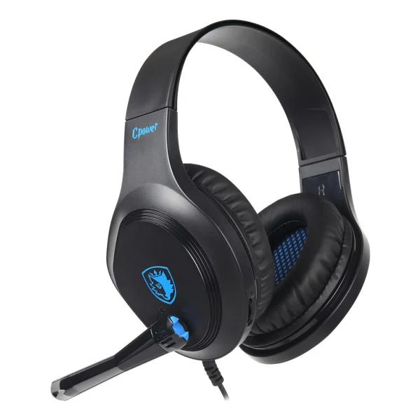 Sades Cpower Sa-716 Oyun Kulaklığı, Siyah/Mavi - Görsel 2