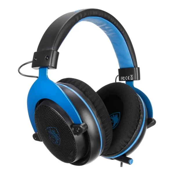Sades Sa-723 Mpower Mikrofonlu Kablolu Çok Platformlu Gaming Oyuncu Kulaklığı - Siyah/Mavi - Görsel 2