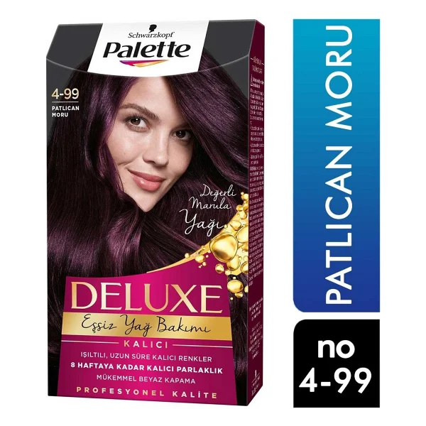 Palette Deluxe 4.99 Ametist Moru Saç Boyası - Görsel 2