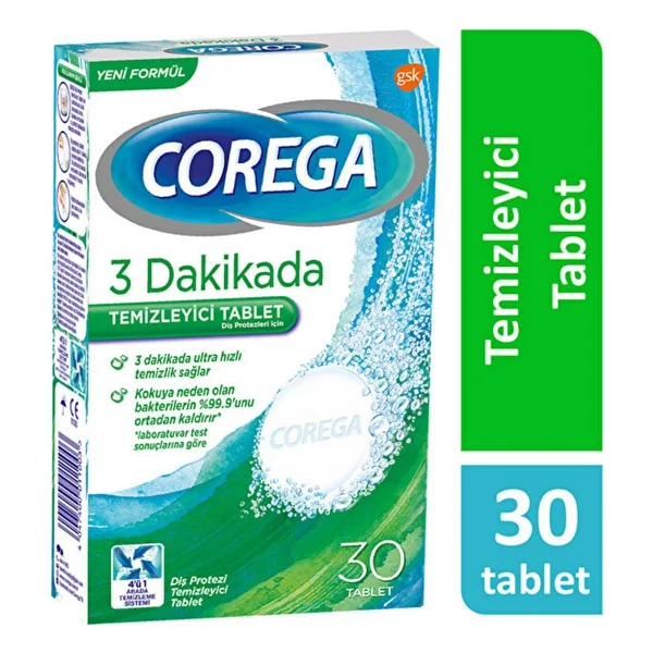 Corega Temızleyıcı Tablet 30 Lu - Görsel 2