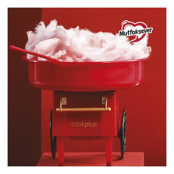 Cookplus Kırmızı Pamuk Şeker Makinesi - Görsel 4