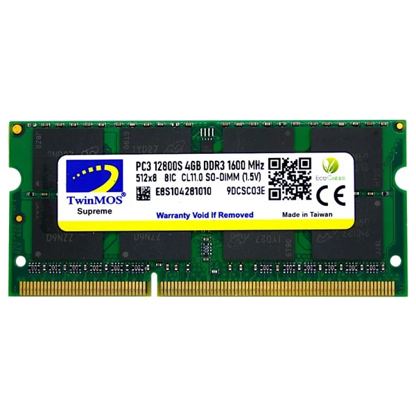 Twinmos 4 GB 1600 MHz DDR3 Sodımm Mdd34gb1600n RAM - Görsel 5