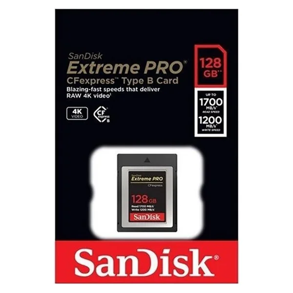 Sandisk Extreme Pro Sdcfe-128g-Gn4nn Cfexpress Type-B 128 GB Hafıza Kartı - Görsel 8