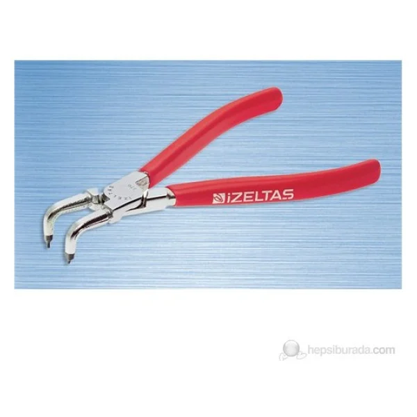 İzeltaş 3331 170 Mm Yaysız Eğri İç Segman Pensi - Görsel 5