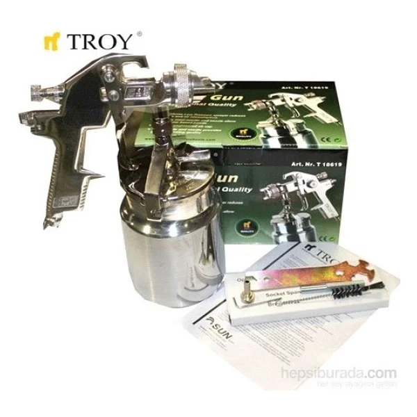 Troy T 18619 Profesyonel Havalı Boya Tabancası - Görsel 2