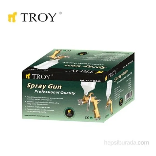 Troy T 18640 Profesyonel Havalı Boya Tabancası - Görsel 2