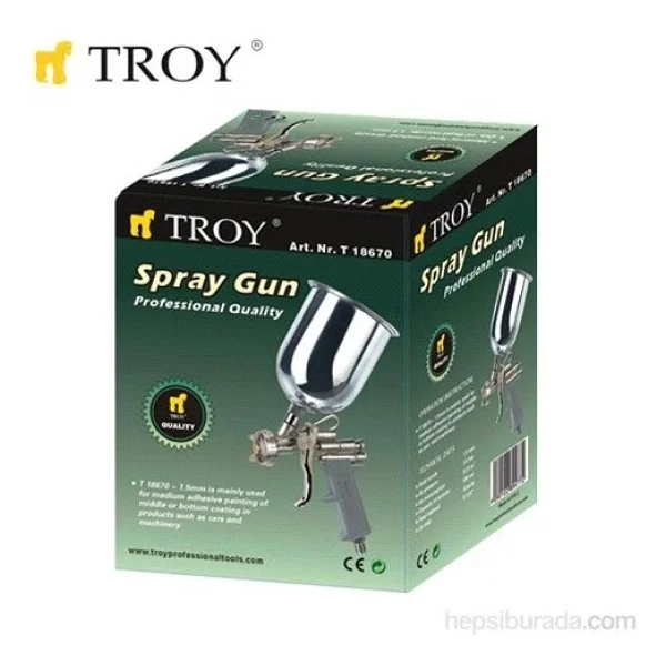 Troy 18670 Havalı Boya Tabancası - Görsel 5