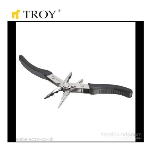 Troy 21090 Çift Başlıklı Çok Amaçlı Pense + Kargaburun - Görsel 3