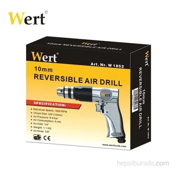 Wert 1852 Havalı Matkap - Görsel 2