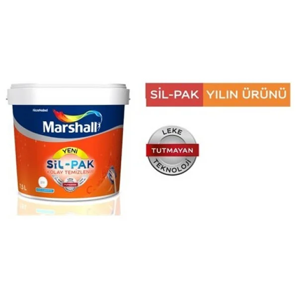 Marshall Sil-Pak Silikonlu 15 Lt İç Cephe Boyası - Şampanya - Görsel 2