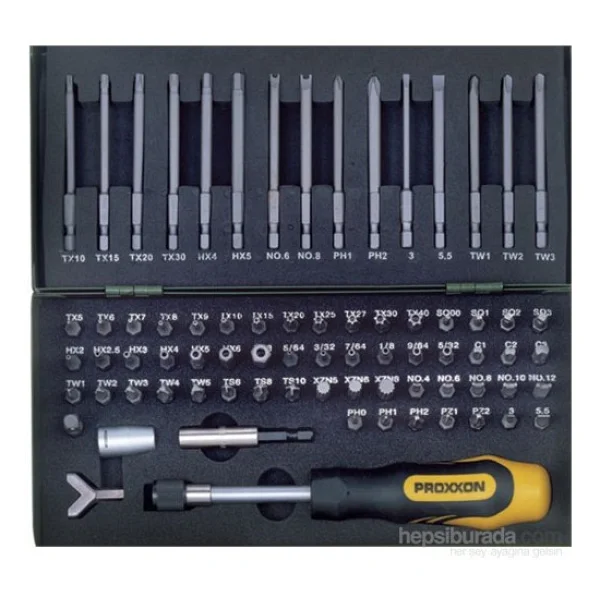 Proxxon 23107 75 Parçalı Bits Uç Takımı - Görsel 2