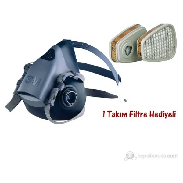 3m 7502 Yarım Yüz Maske - Görsel 4
