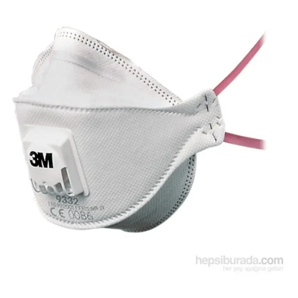 3m Aura 9332 Ffp3 Ventilli 10 Adet Partikül Solunum Maskesi - Görsel 2