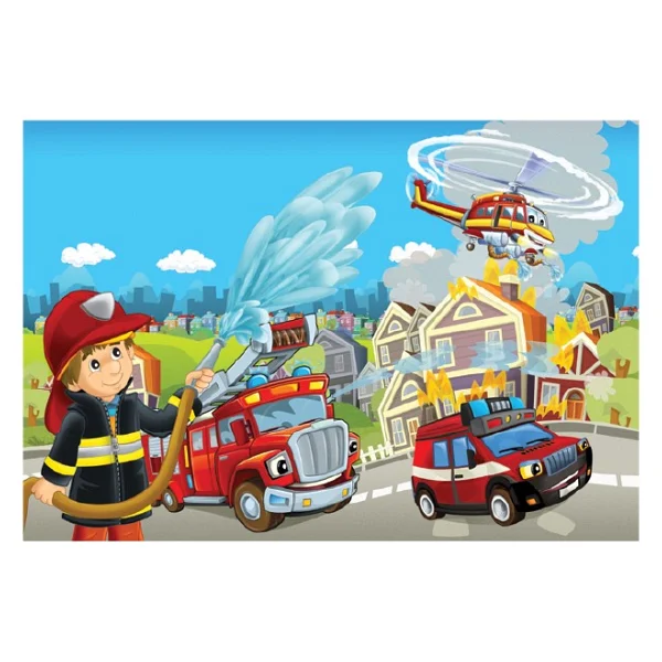 Blue Focus İtfaiyeci 50 Parça Puzzle Bf313 - Görsel 2