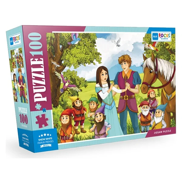 Blue Focus Pamuk Prenses 100 Parça Puzzle Bf315 - Görsel 3