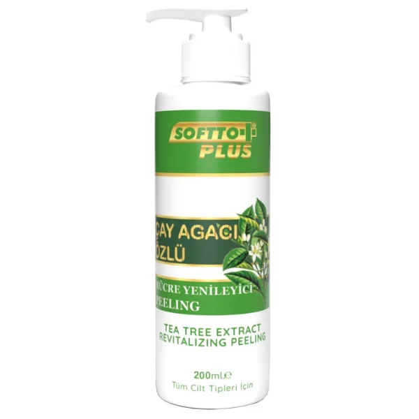Softto Plus Çay Ağacı Özlü Peeling 200ml - Görsel 2