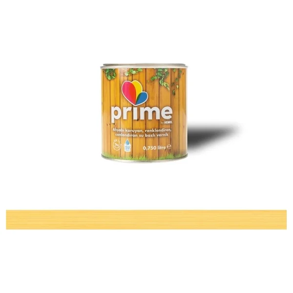 Hemel Prime 0.75 Lt Su Bazlı Ahşap Vernik - Görsel 6