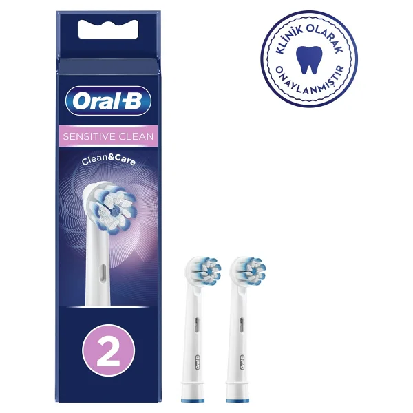 Oral-B Pro Sensitive Clean 2'li Diş Fırçası Başlığı - Görsel 10