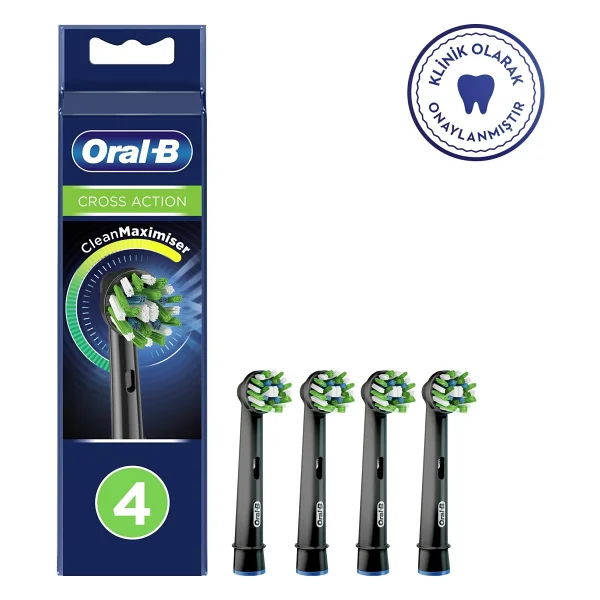 Oral-B Cross Action X-Filament Diş Fırçası Yedek Başlığı 4 Adet Orta Sertlikte Fırça Kılları - Görsel 10