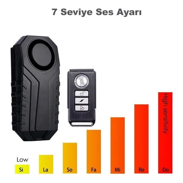 Dailytech Uzaktan Kumadalı Bisiklet Motosiklet Alarmı - Görsel 4