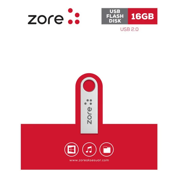 Zore Metal USB Flash Disk 16gb - Görsel 3