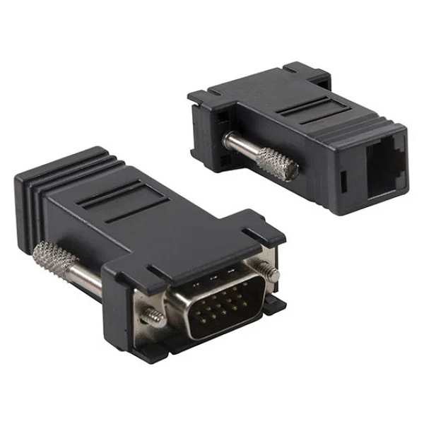 S-Link Sl-15rj45 Vga 15m To Rj45 Çevirici Adaptör Vidalı - Görsel 3