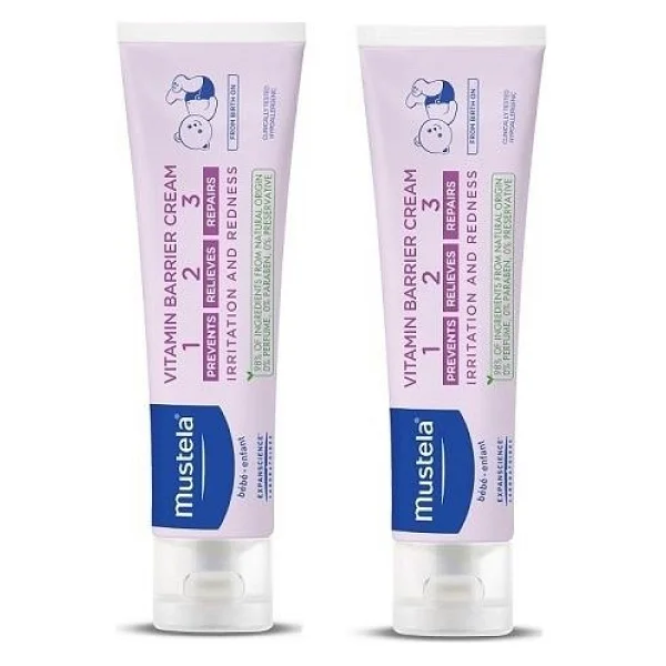 Mustela Vitamin Barrier 1.2.3 Pişik Kremi 100 Ml 2 Adet - Görsel 3