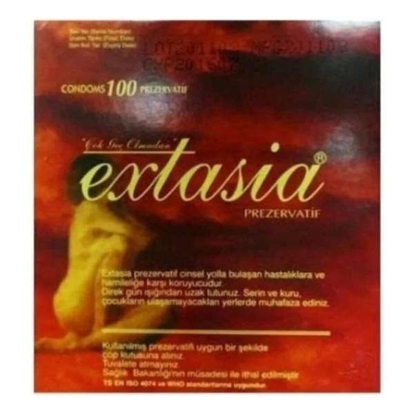 Extasia 100 Adet Prezervatif Cinsel İlişkilerde Güvenli Kullanım İçin Tasarlandı - Görsel 2