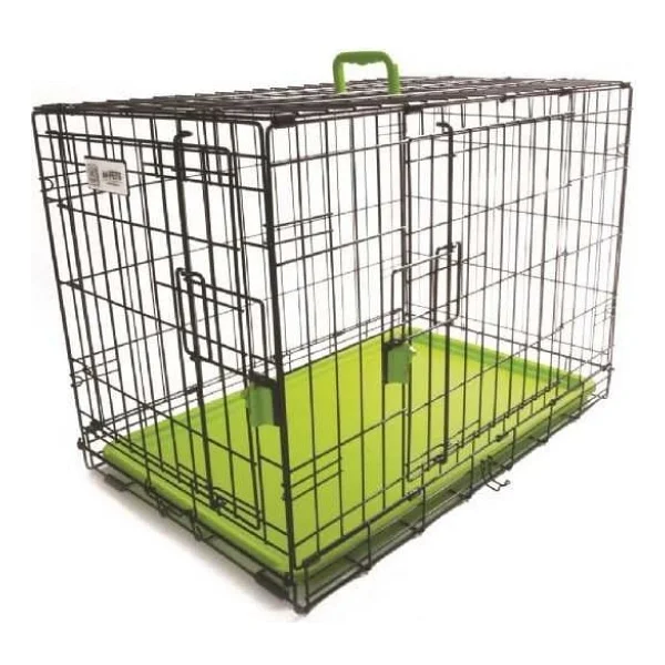 M-Pets Voyager 2 Kapılı Tekerlekli XXL 122x76x84 Cm Köpek Kafesi - Görsel 2