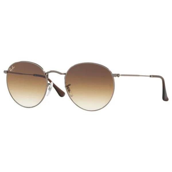 Ray-Ban Round Flat 3447n 004/51 Gunmetal-Brown Güneş Gözlüğü - Görsel 9