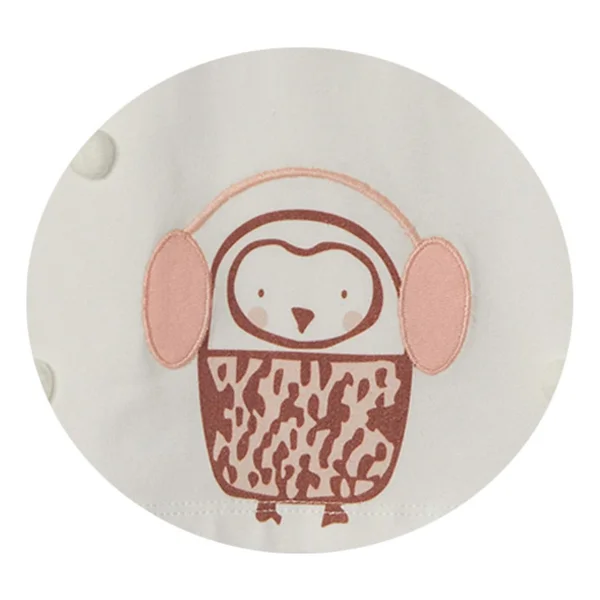 Andywawa Penguen Kabartmalı Ac22366 Kız Bebek Tişört - Görsel 2