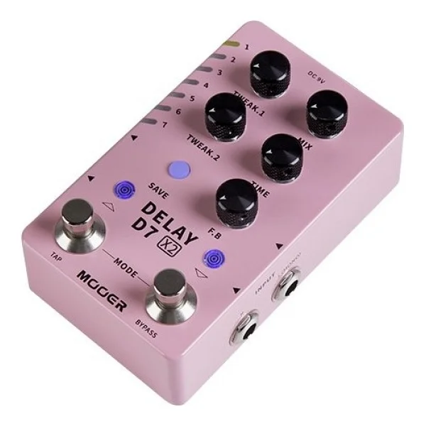 Mooer D7 X2 Stereo Delay Pedalı - Görsel 5