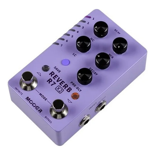 Mooer R7 X2 Stereo Reverb Pedalı - Görsel 3