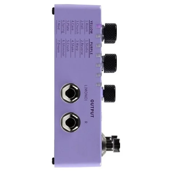 Mooer R7 X2 Stereo Reverb Pedalı - Görsel 4