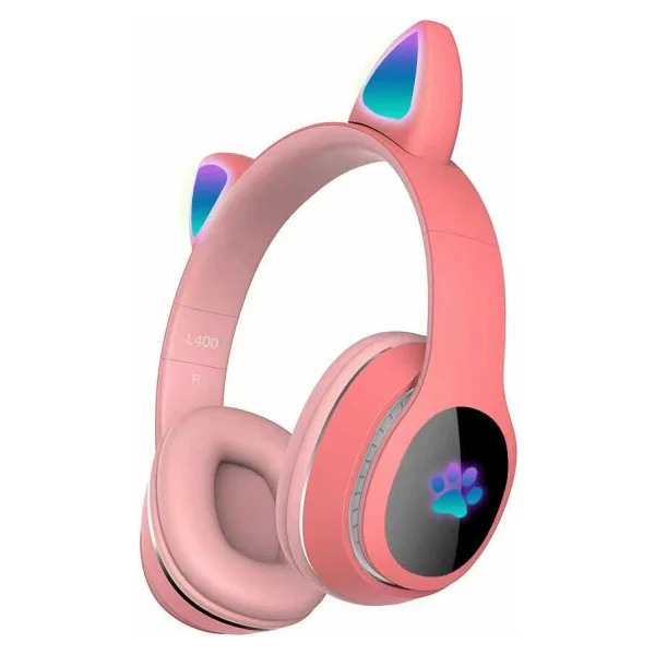 Zore L400 Kedi Kulak Üstü Bluetooth Kulaklık Mavi - Görsel 6