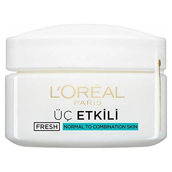 L'oreal Paris 3 Etkili Ferahlık Günlük Bakım Kremi Normal Ve Karma Ciltler 50 Ml - Görsel 4
