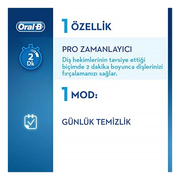 Oral-B Familiy Edition Pro 500 + D100 Frozen 2'li Şarjlı Diş Fırçası - Görsel 3