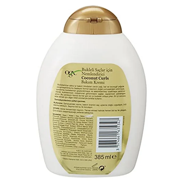 Ogx Coconut Curls Bukle Belirginleştirici 385 Ml Saç Kremi - Görsel 2