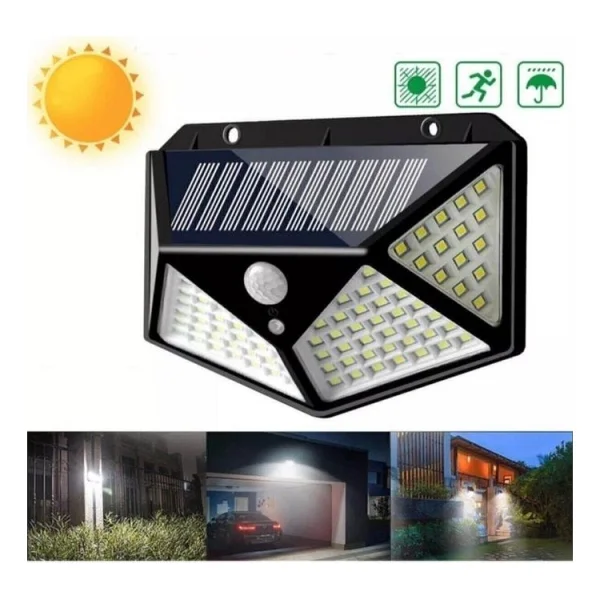 Global Marketin Solar Güneş Enerjili Hareket Sensörlü Aydınlatma Lamba - Beyaz - Görsel 2