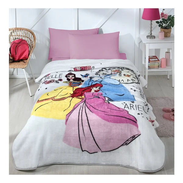 Özdilek Princess Time Disney Tek Kişilik Lisanslı Battaniye - Görsel 2