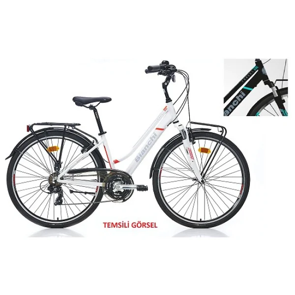 Bianchi Travel 505 V 21 Vites 28 Jant Kadın Şehir Bisikleti - Görsel 2