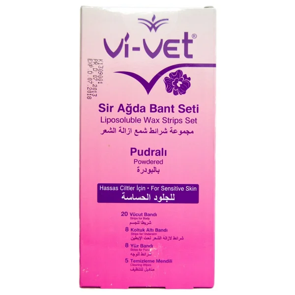 Vi-Vet Pudralı Hassas Ciltler İçin 41'li Sir Ağda Bandı - Görsel 2