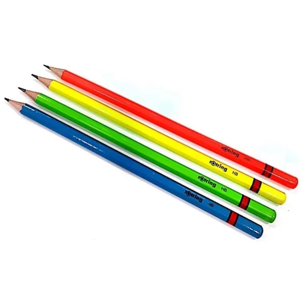 Rotring 4'lü Neon Kurşun Kalem - Görsel 2