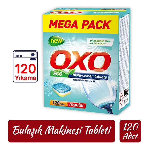 Oxo Hepsi Bir Arada 120 Tablet Bulaşık Makinesi Tableti - Görsel 7