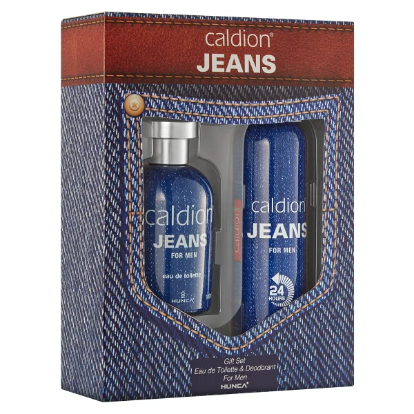 Caldion Jeans Men Edt 100 Ml + Deodorant Sprey 150 Ml Erkek Parfüm Seti - Görsel 2