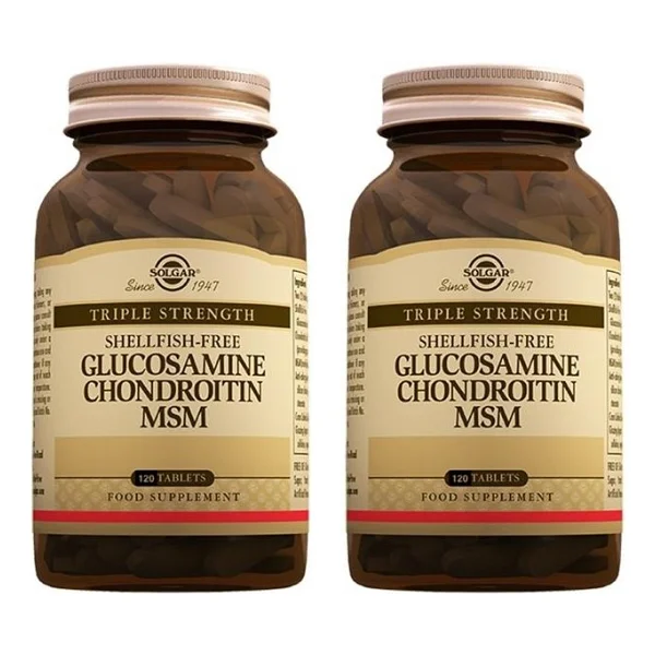 Solgar Glucosamine Chondroitin MSM 120 Tablet 2'li - Görsel 2